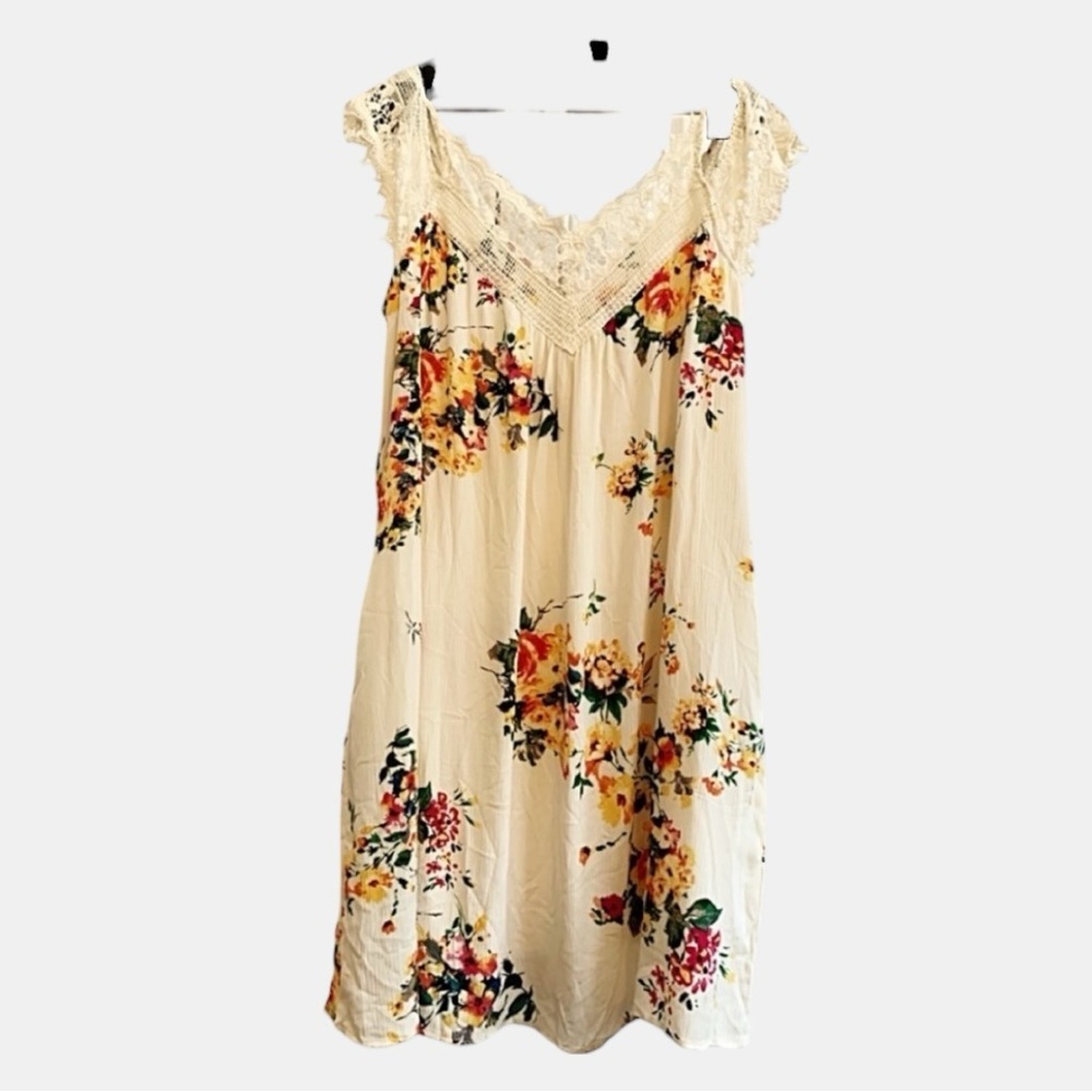 🌸 Xhilaration Target Floral Lace Dress – Size XXL – NWT